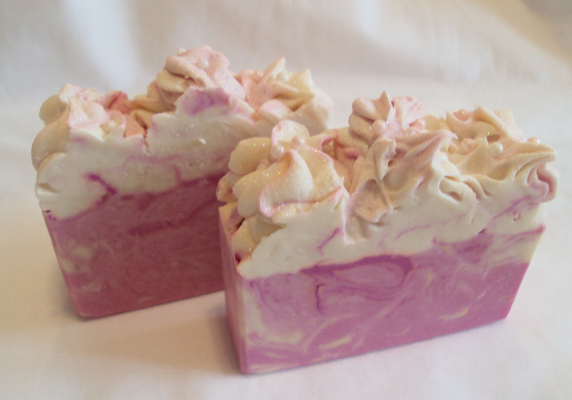 Plumeria With Shea Butter, Cocoa Butter Soap Slice / Cold Process on Luulla