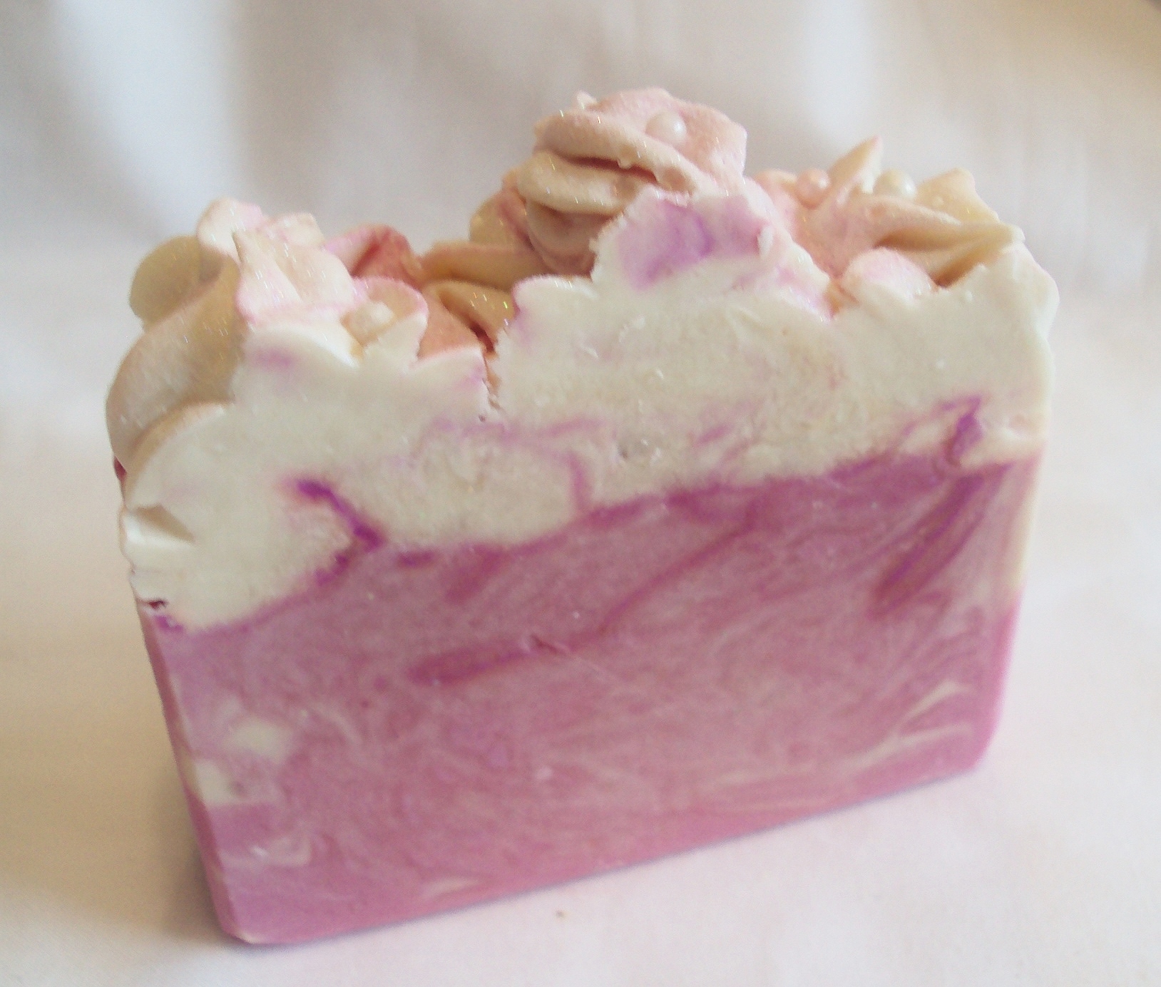 Plumeria With Shea Butter, Cocoa Butter Soap Slice / Cold Process on Luulla
